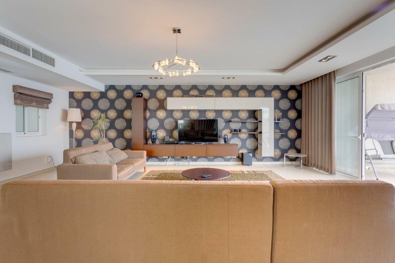 Contemporary, Luxury Apartment With Valletta And Harbour Views Sliema Zewnętrze zdjęcie